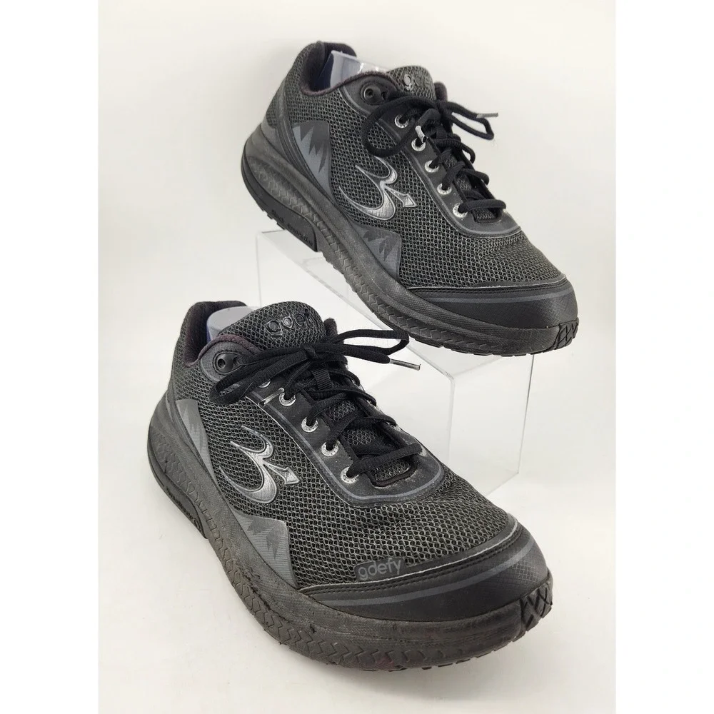 Gravity Defyer g-defy Mighty Walk Ion Walking‎ Shoes Mens 12 Black TB9024MBB